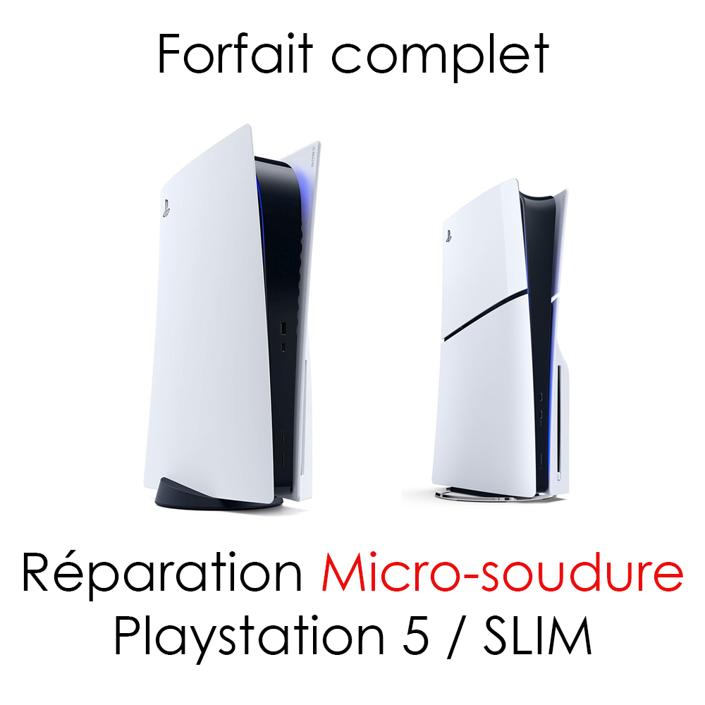 Forfait réparation PS5 - Micro Soudure